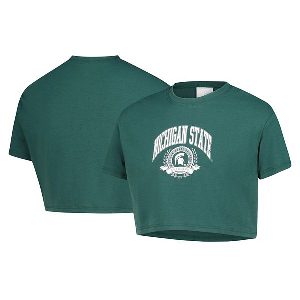 Детская зеленая футболка michigan state spartans laurels tri-blend Zoozatz — фото 2