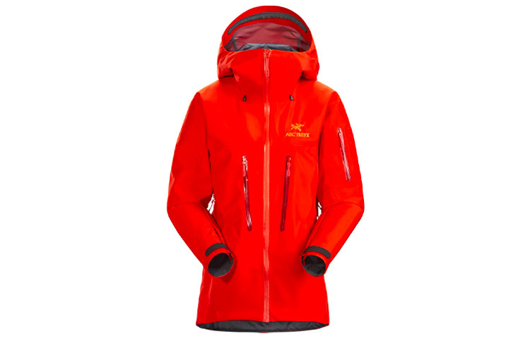 Женская куртка Arc'teryx Alpha Sv Лунный свет Arcteryx, Травяной зеленый/Портал — фото 3