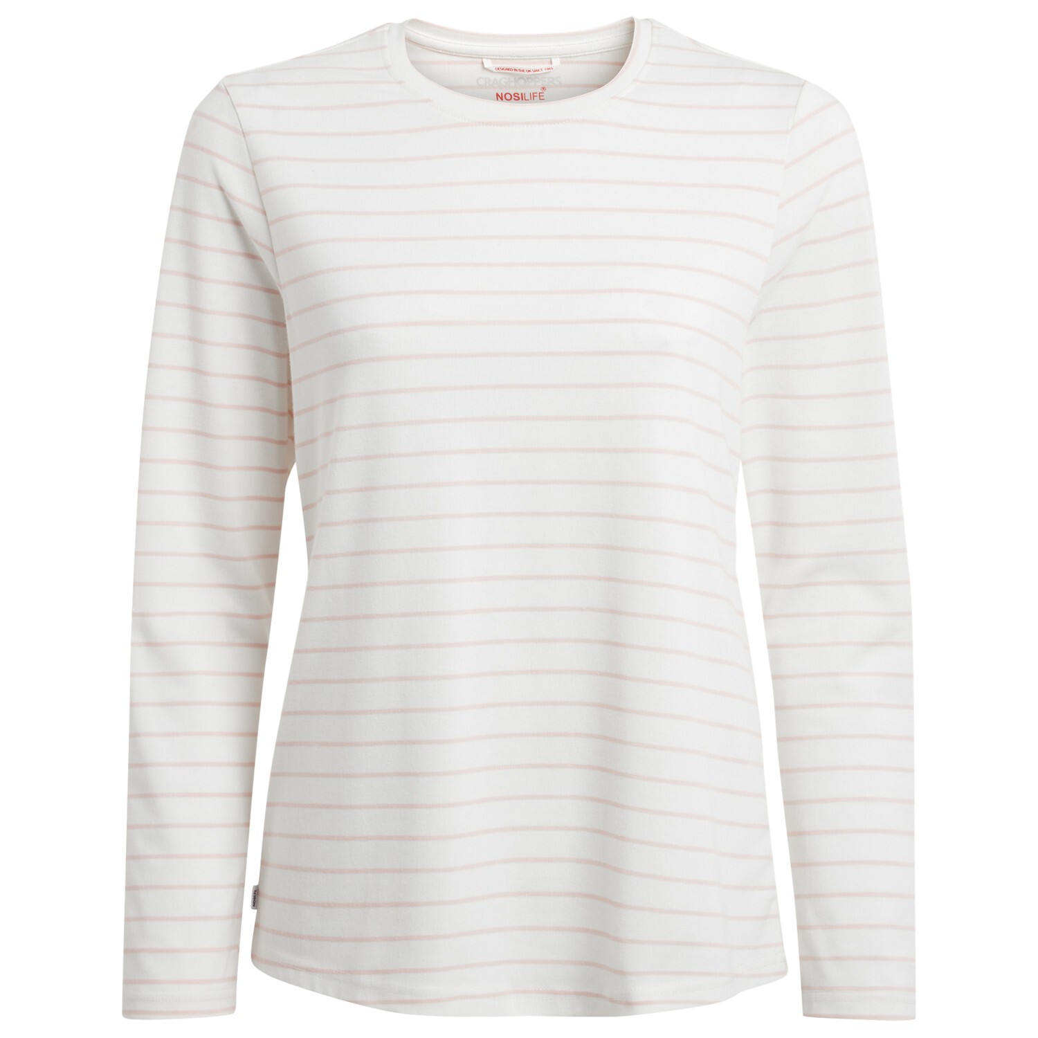 

Лонгслив Craghoppers Women's Nosilife Akona, цвет Dusky Carnation Stripe