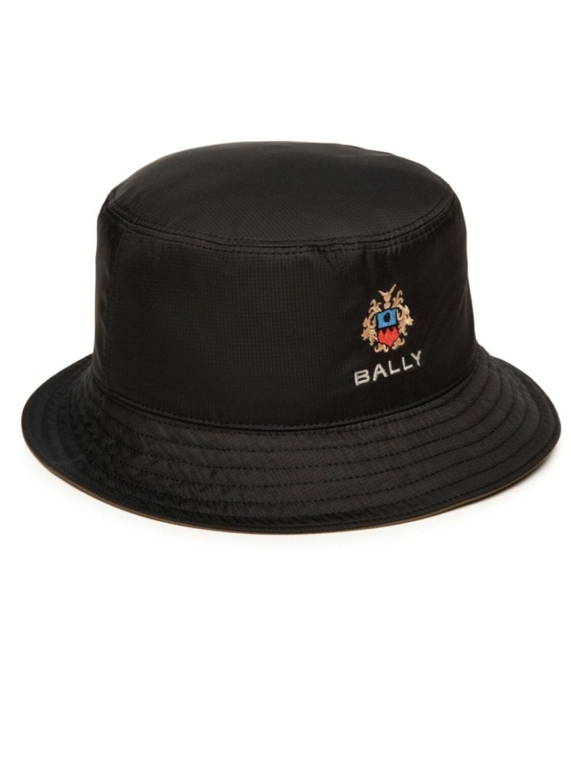 

Bally панама с вышитым логотипом, черный