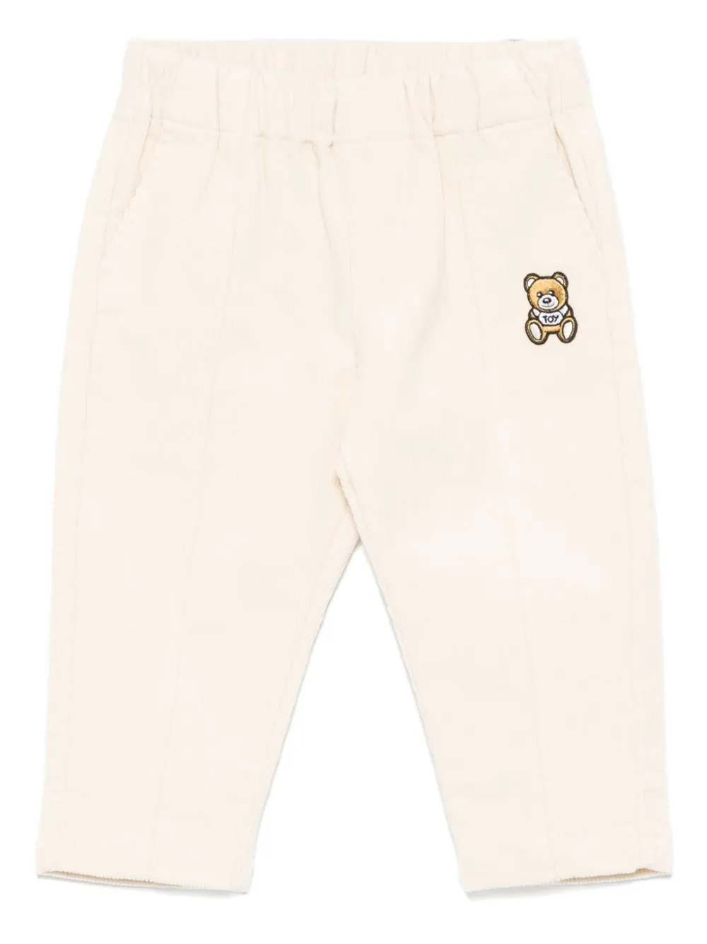 

Вельветовые брюки Moschino Kids, нейтральный