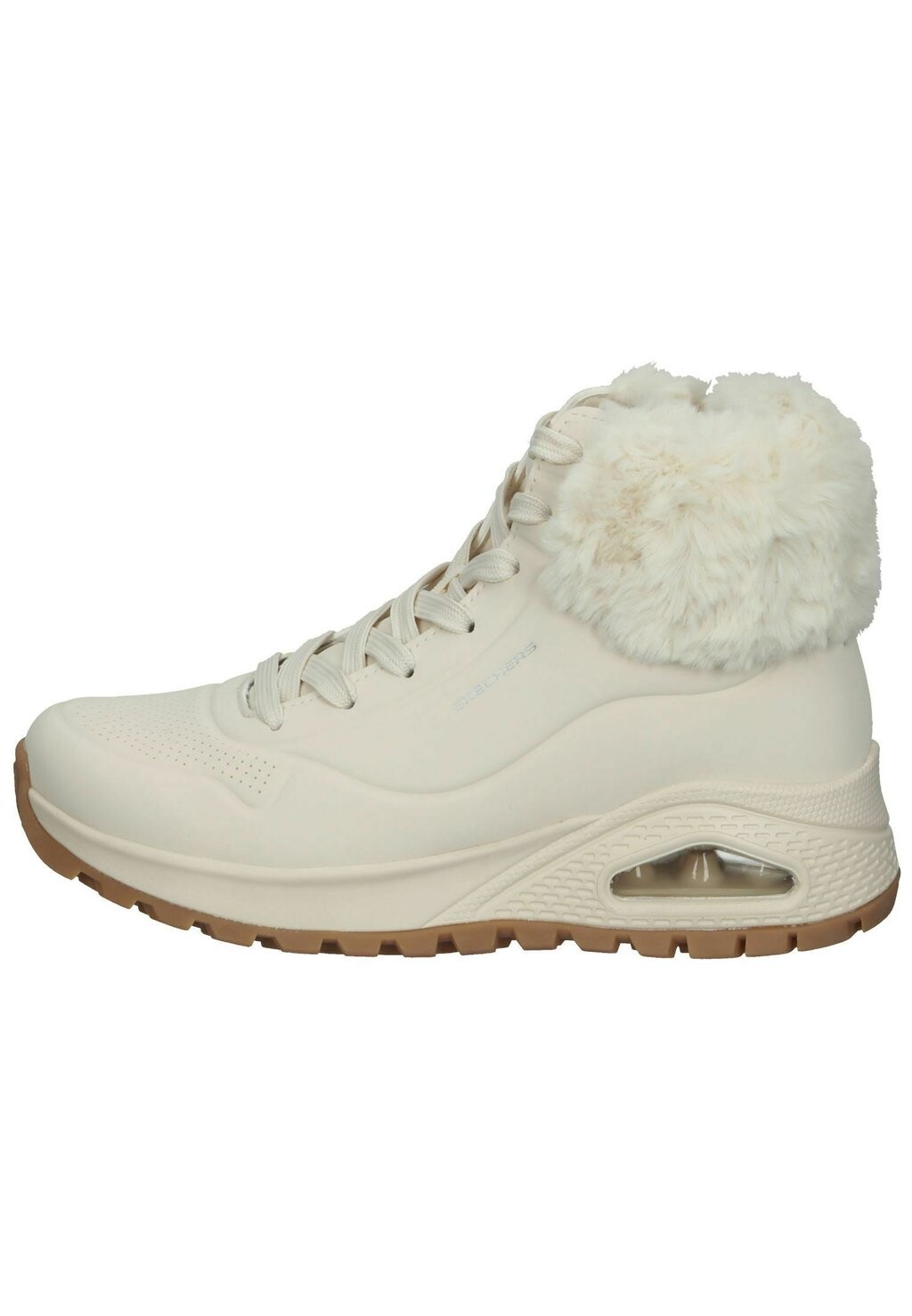 Зимние сапоги Skechers из кожи, экрю