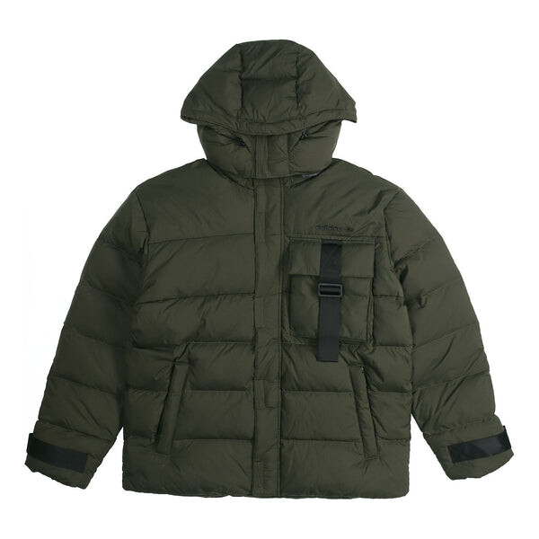 

Пуховик adidas originals Utility Duck Down Winter Jacket Green, зеленый