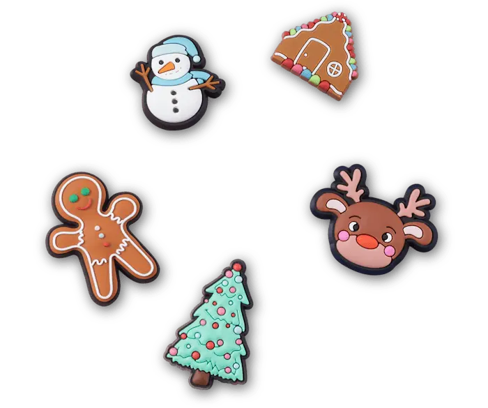 

Джиббитсы Cutie Christmas 5 Pack Crocs