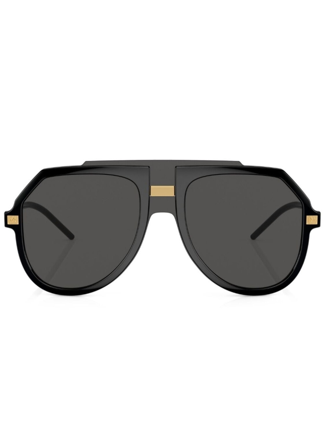 

Dolce & Gabbana Eyewear солнцезащитные очки в круглой оправе, черный