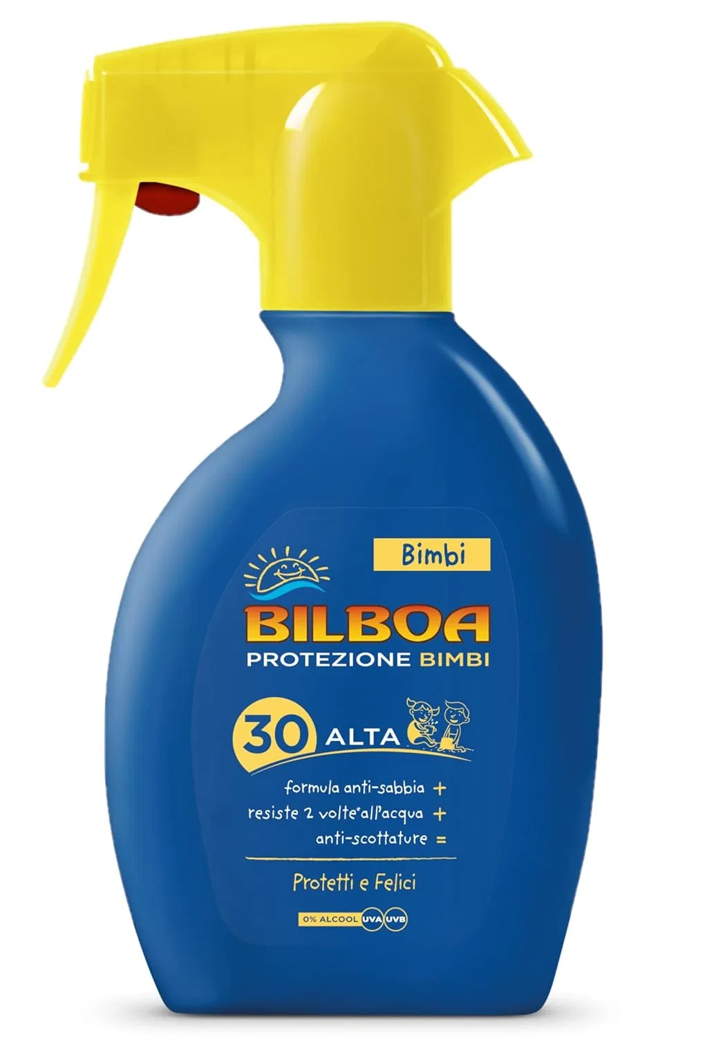 Детский солнцезащитный спрей с высокой степенью защиты SPF 30, 250 мл Bilboa