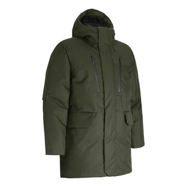 

Куртка stormproof down jacket 'army green' Under Armour, зеленый