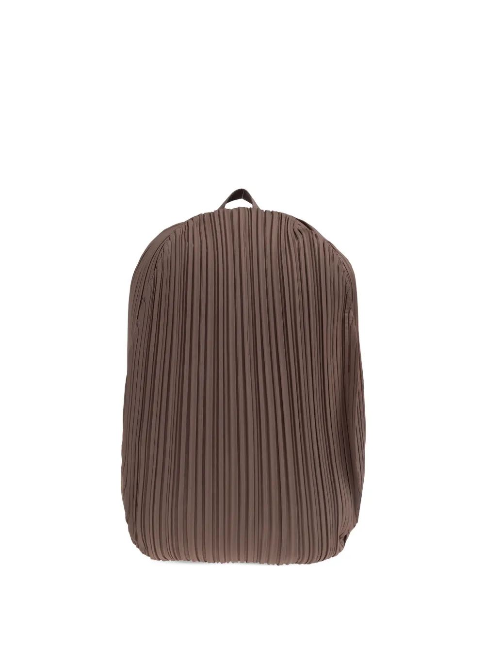

Плиссированный рюкзак овального дизайна Pleats Please Issey Miyake, коричневый