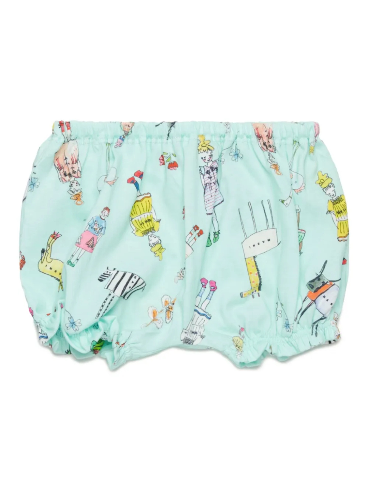 

Детские шаровары Marni Kids Rainbow Day, синий
