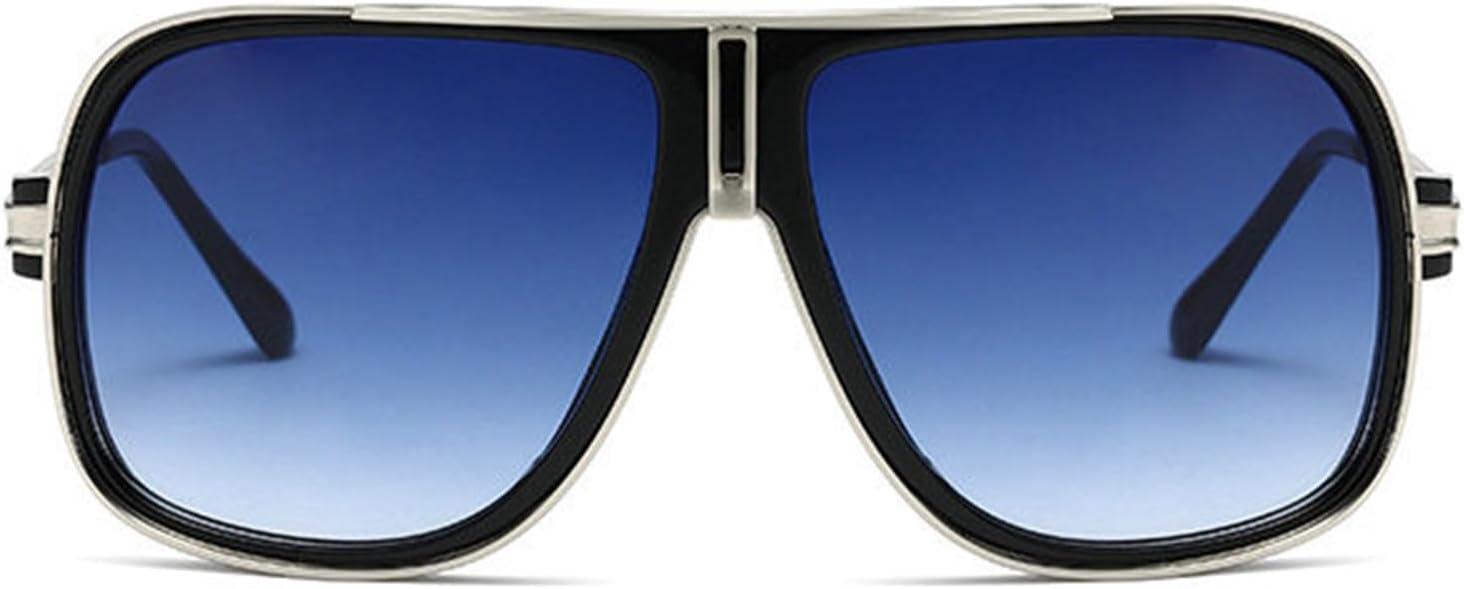 

Солнцезащитные очки Helena Retro Pilot Flat Top для женщин и мужчин, классические, увеличенного размера, в стиле 70-х и 90-х, квадратная форма, солнцезащитные очки UV400 для женщин и мужчин, C4