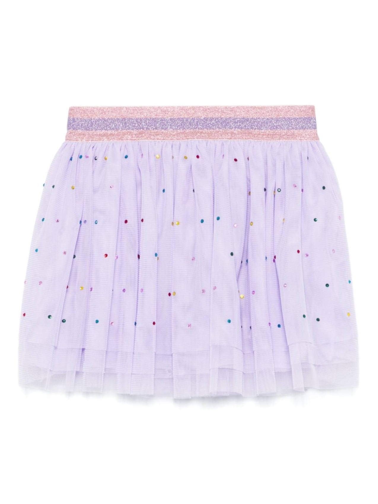 

Stella McCartney Kids пышная юбка со стразами, фиолетовый