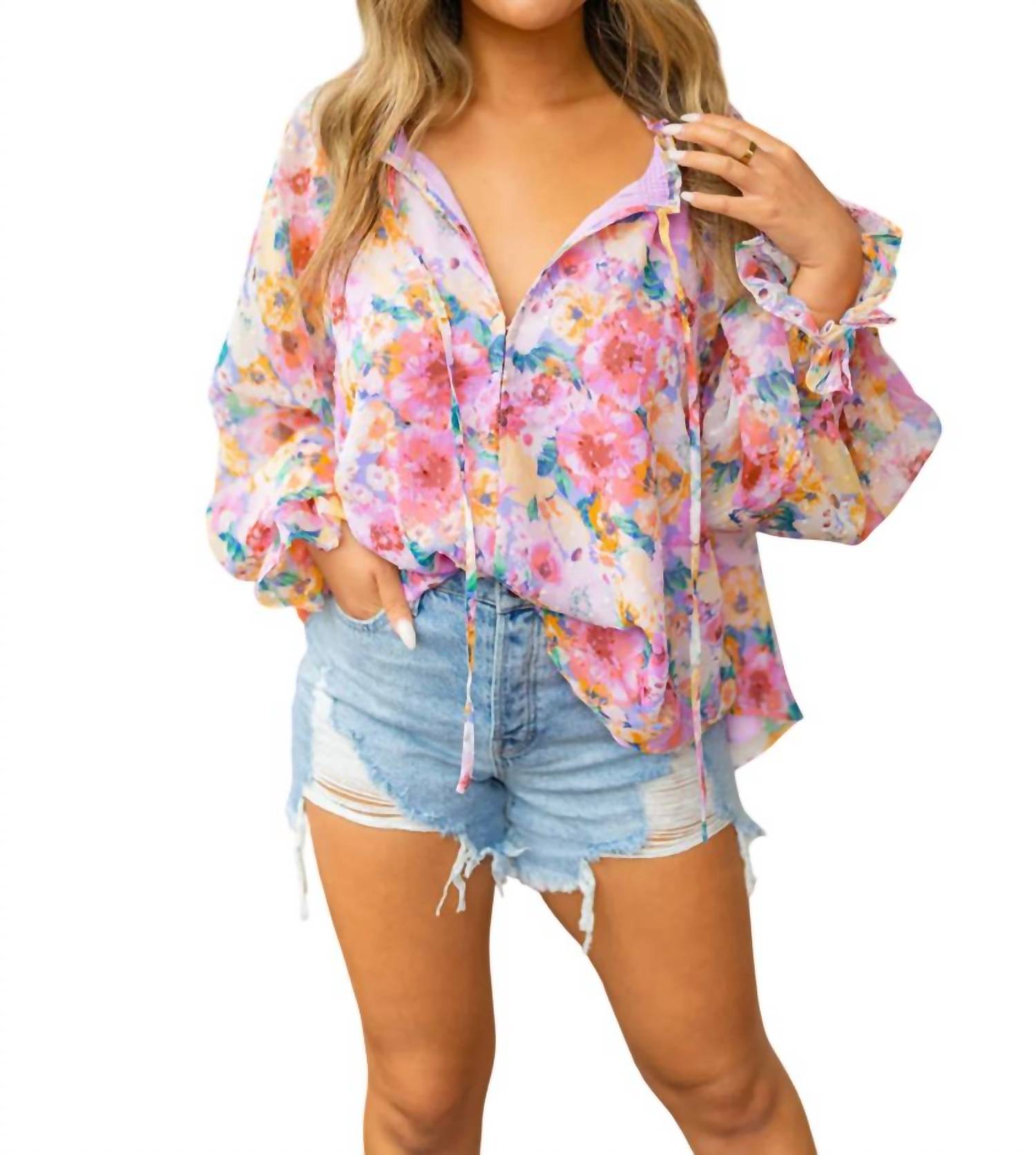 

Топ Mandy Estate с цветочным принтом BUDDYLOVE, цвет floral