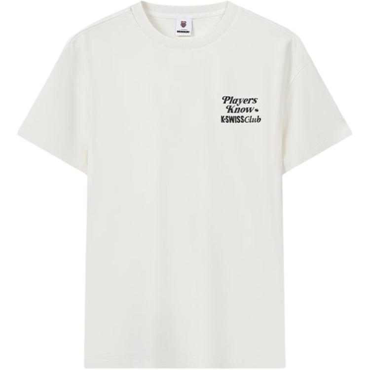 

Футболка мужская KSWISS марлевая белая K·SWISS, цвет Euryale White