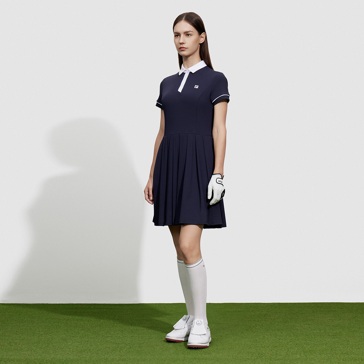 

Платье с короткими рукавами женское Tide Blue Fila