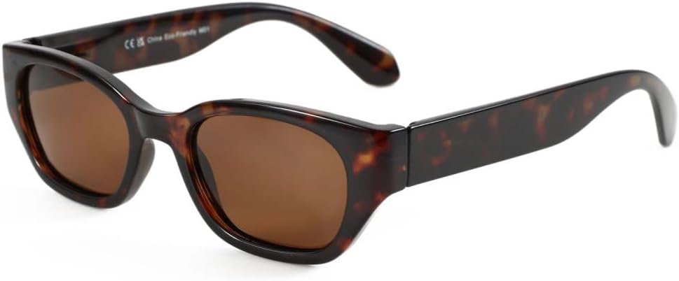 

Солнцезащитные очки ZENOTTIC «Кошачий глаз» для женщин, поляризованные, с защитой от УФ-излучения UV400, узкие ретро-очки для небольшого лица, модные солнцезащитные очки, Tortoiseshell