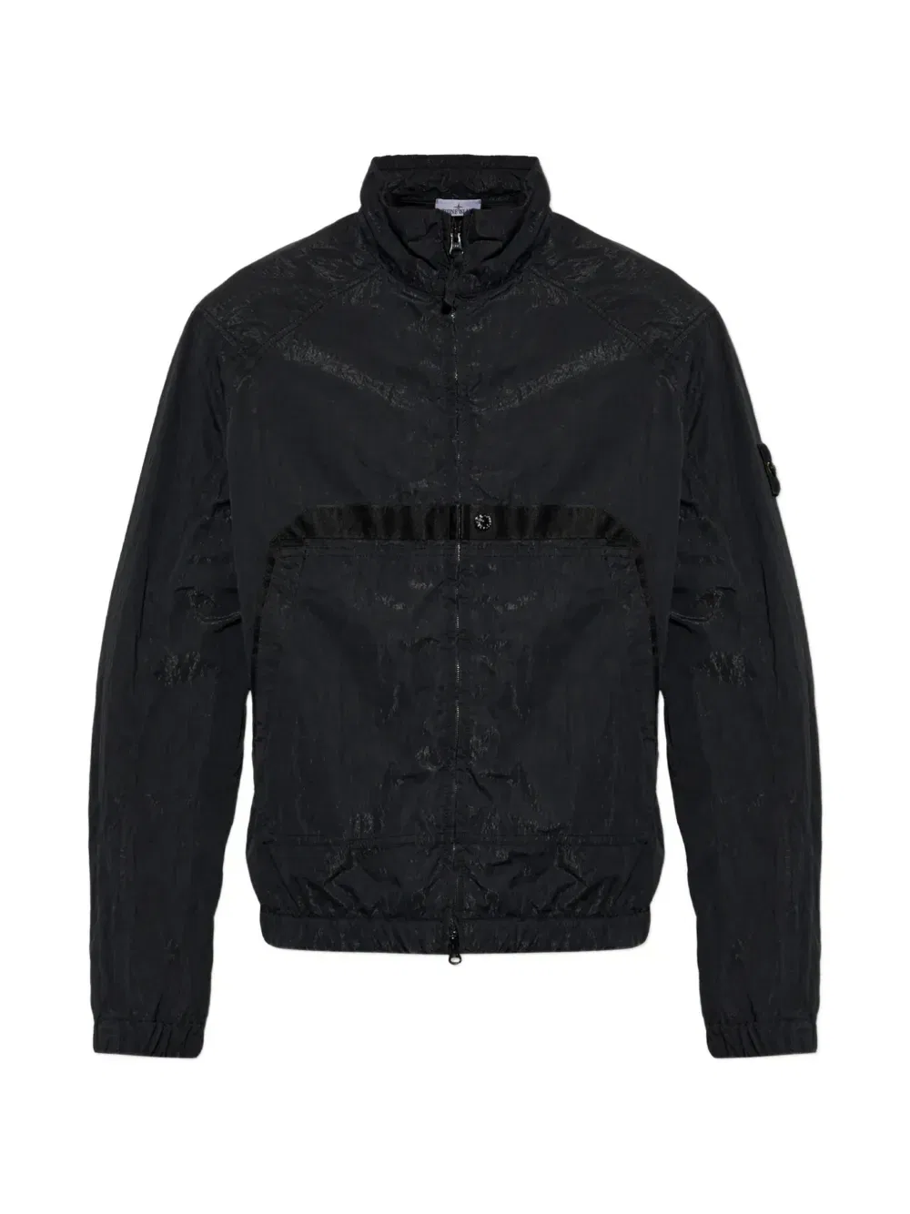 Куртка с логотипом-нашивкой Stone Island, черный