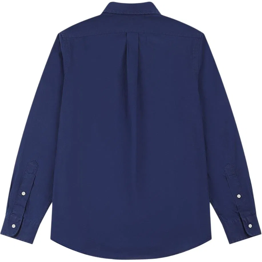 Рубашка Polo Ralph Lauren SS26 Standard Marine Blue — фото 3