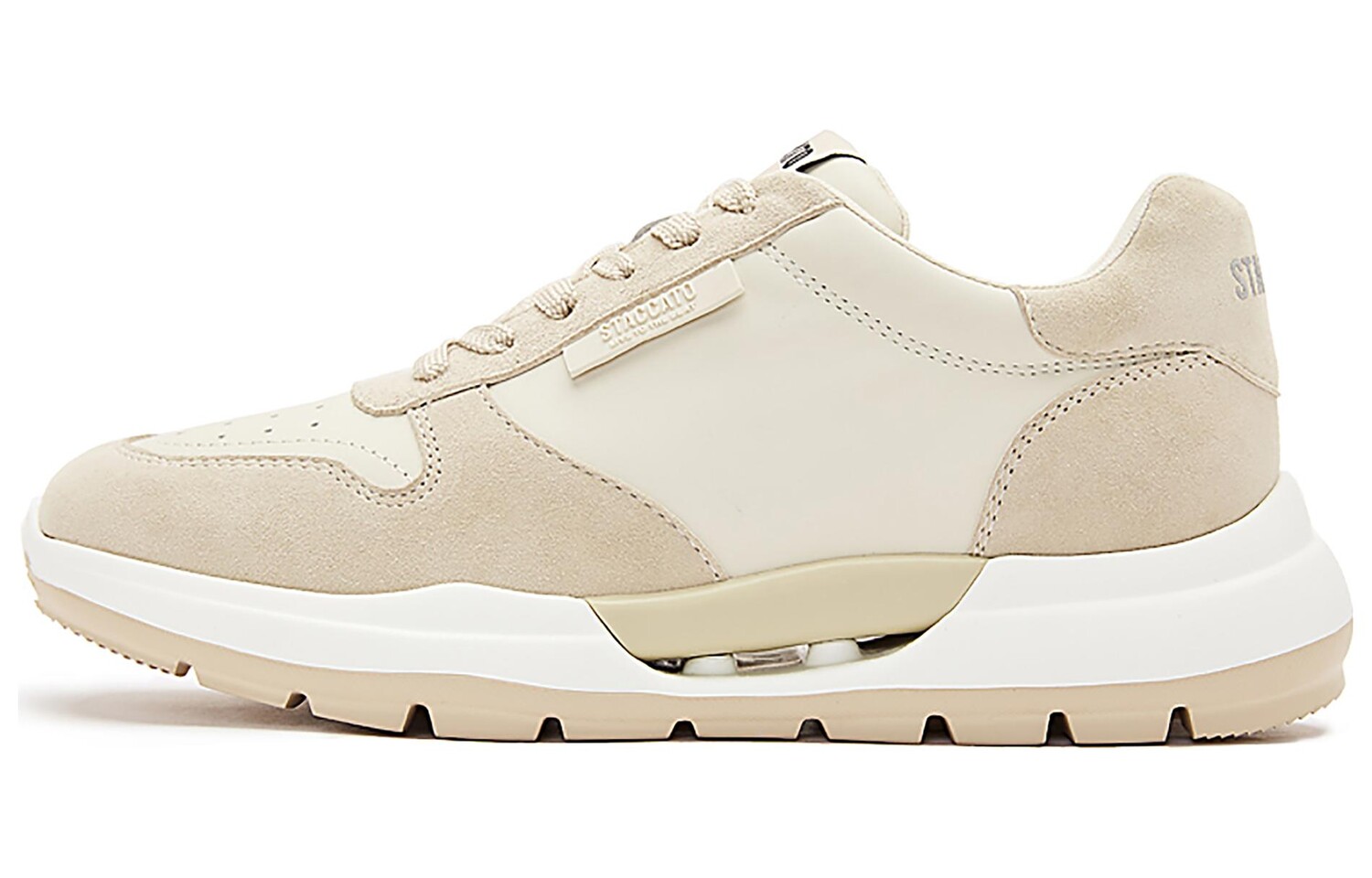 

Кроссовки для образа жизни Женские низкие Staccato, цвет Cream White