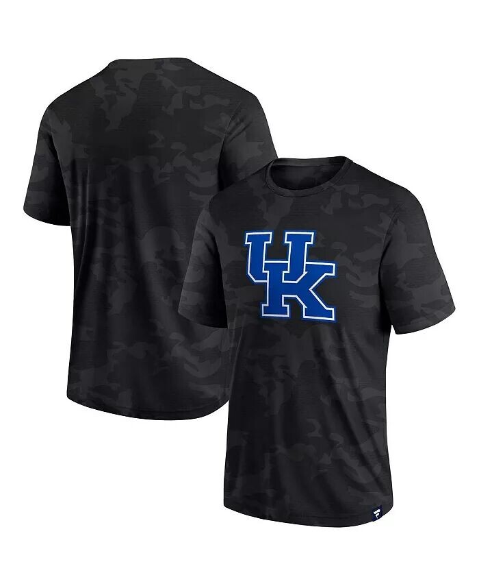 

Мужская черная футболка с камуфляжным логотипом Kentucky Wildcats Fanatics