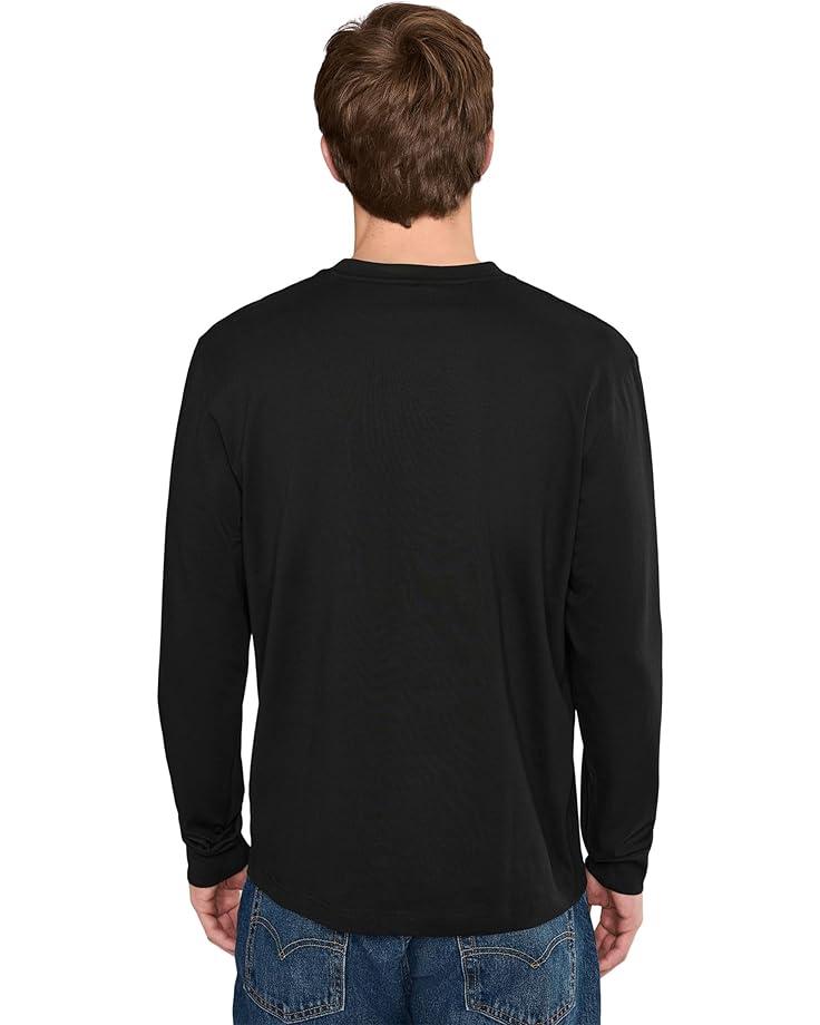 Футболка с длинным рукавом Lacoste Long Sleeved, черный — фото 4