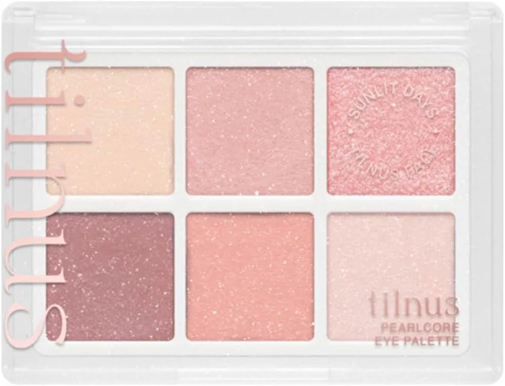Палетка теней для век Pearl Core Eye Palette, No brand, 6 цветов, 01 Thanked Mandarin