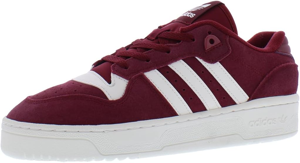 

Кроссовки мужские adidas Originals Rivalry Low, белый/бордовый