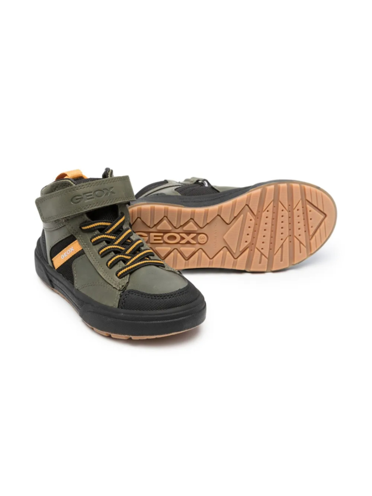 Geox Kids кроссовки Weemble с закругленным носком, зеленый — фото 2