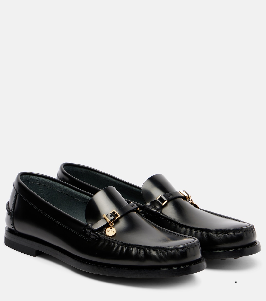Кожаные лоферы Tod's, черный