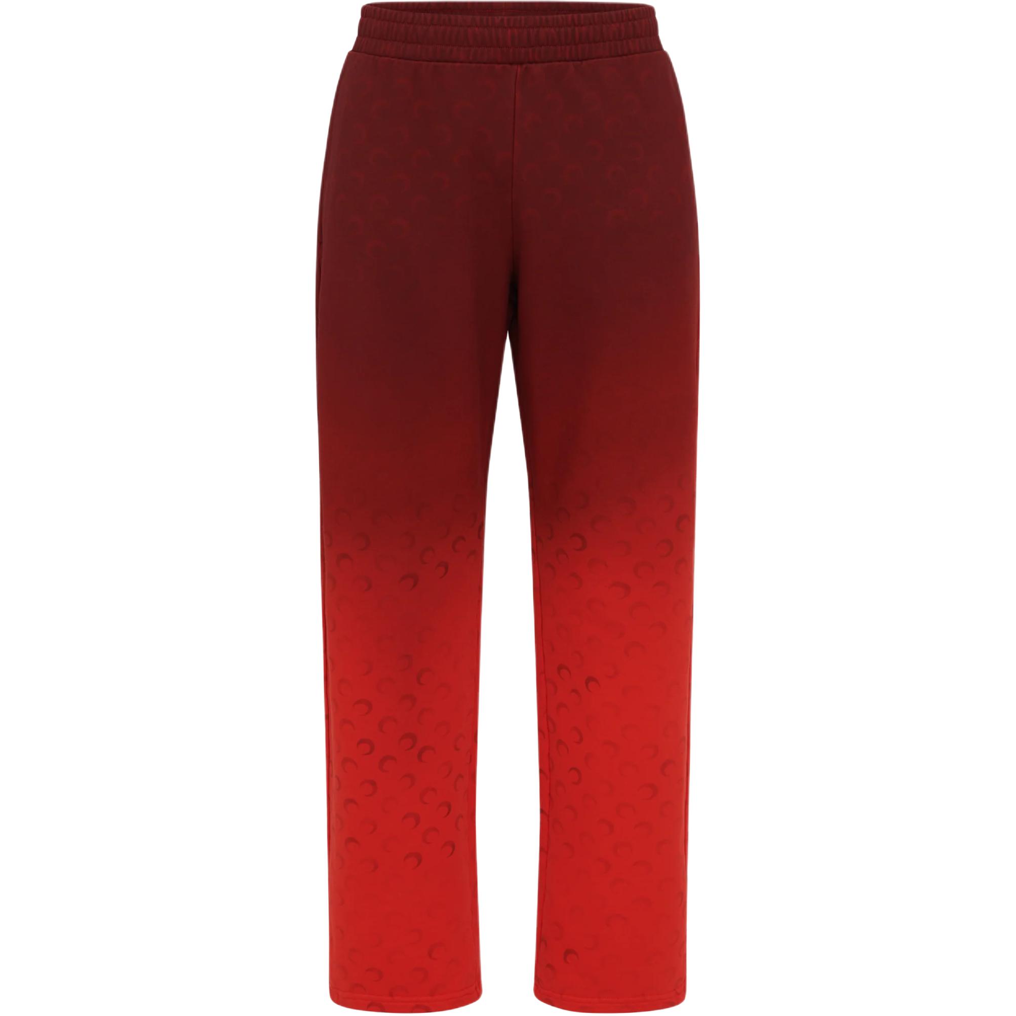 

Лунные выцветшие спортивные брюки Marine Serre, красный