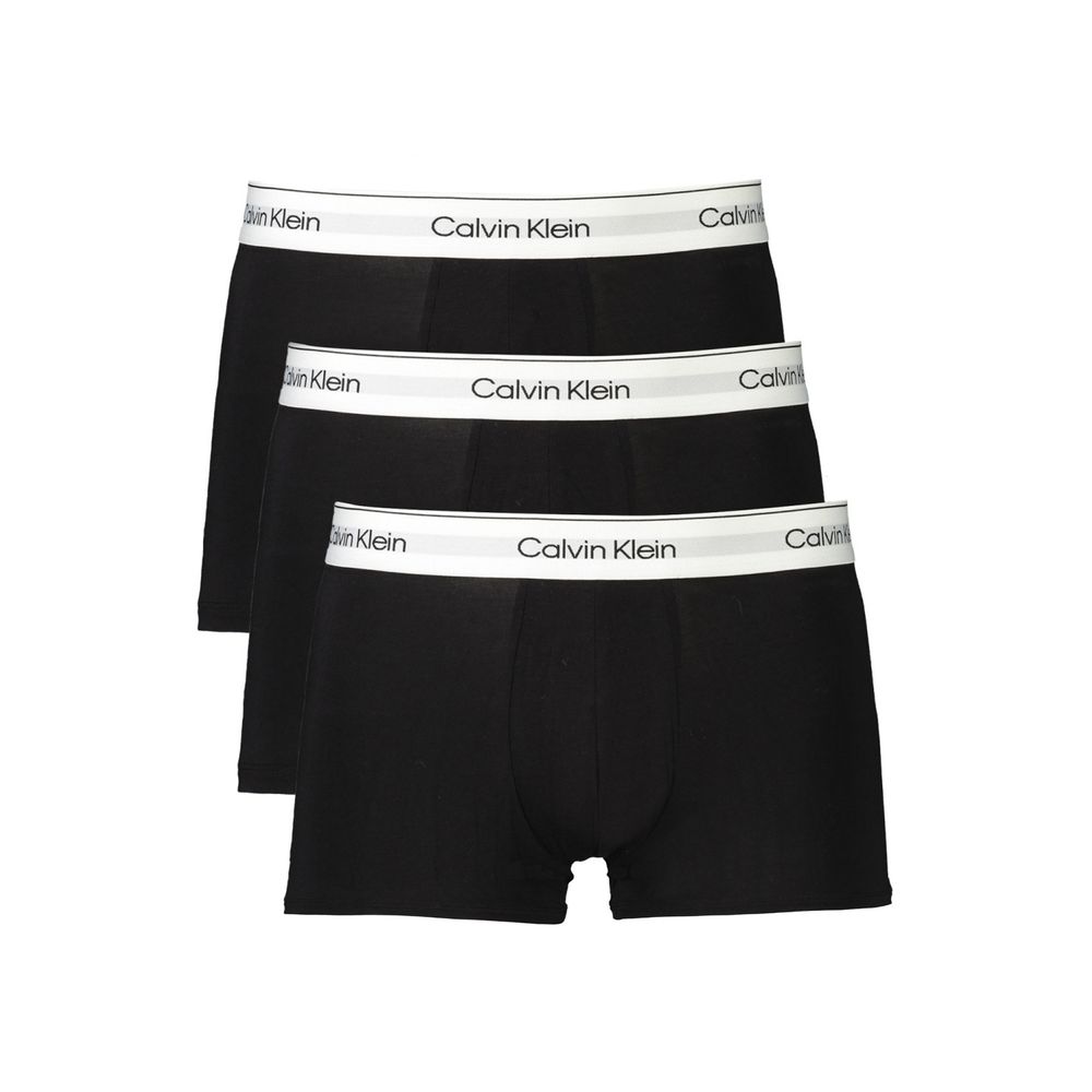 

Черные хлопковые мужские боксеры-шорты Calvin Klein
