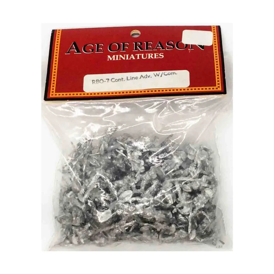 

Наступление континентальной линии с командованием, American War of Independence Miniatures (15/18mm)