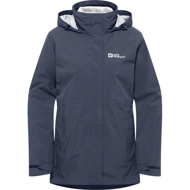 

Функциональная куртка rotwand 3in1 jkt w Jack Wolfskin, черный