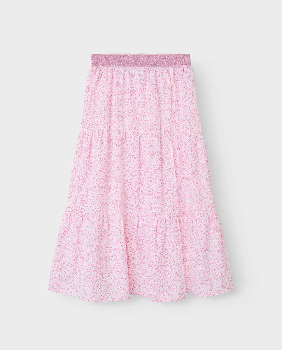 

Юбка длинная для девочки name it, розовый