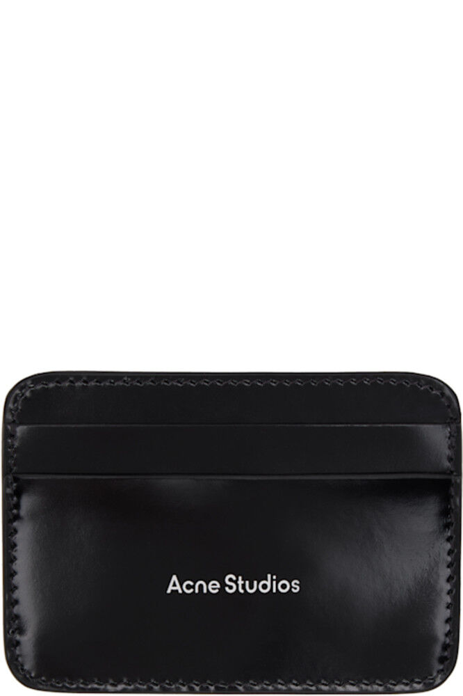 

Черный кожаный держатель для карт Acne Studios