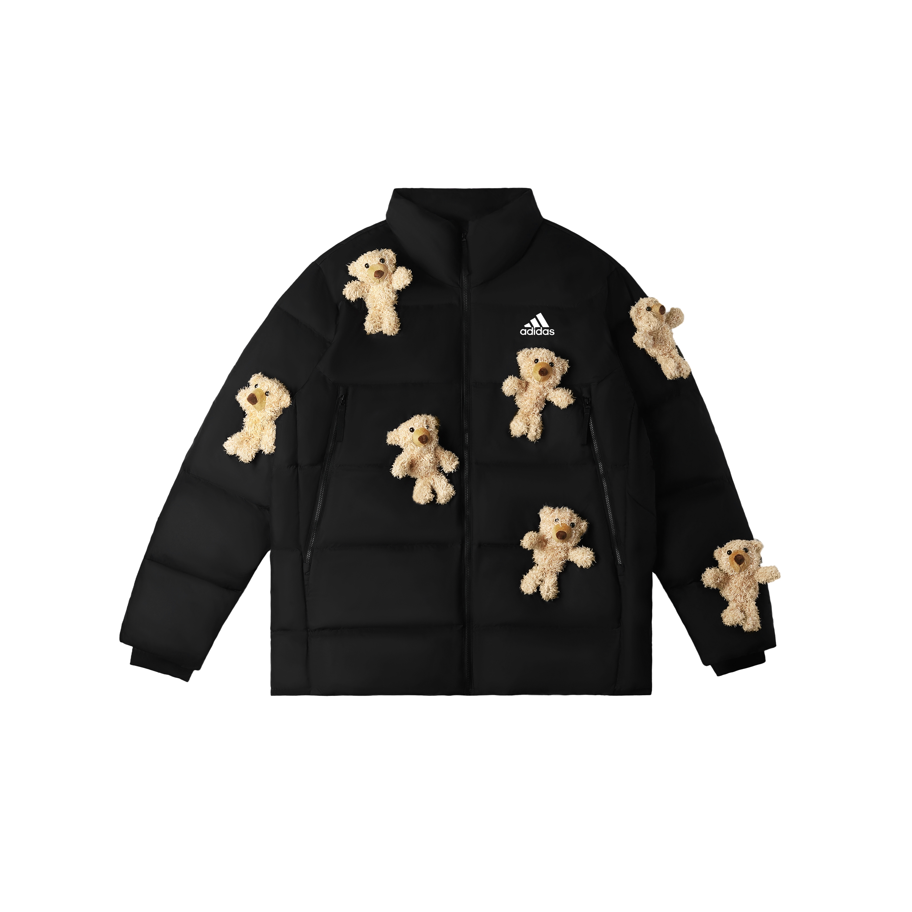 

Куртка BAFFLE DOWN Unisex Adidas, черный