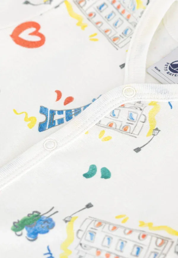 Пижама Petit Bateau Opera de Paris, цвет зефир/мультиколор — фото 3