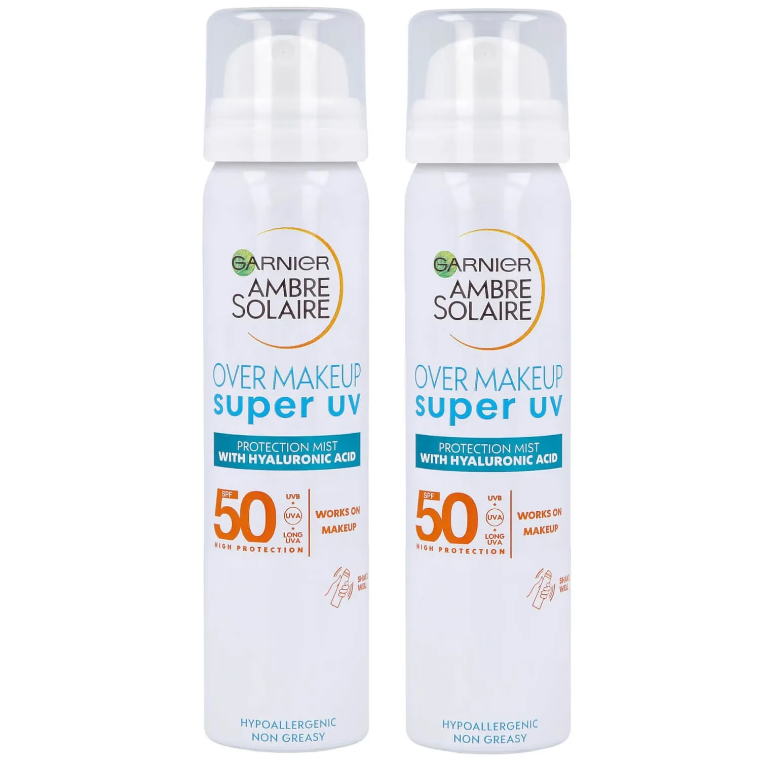 

Ambre Solaire Спрей для макияжа с супер-УФ-защитой SPF50 75 мл Дуо Garnier