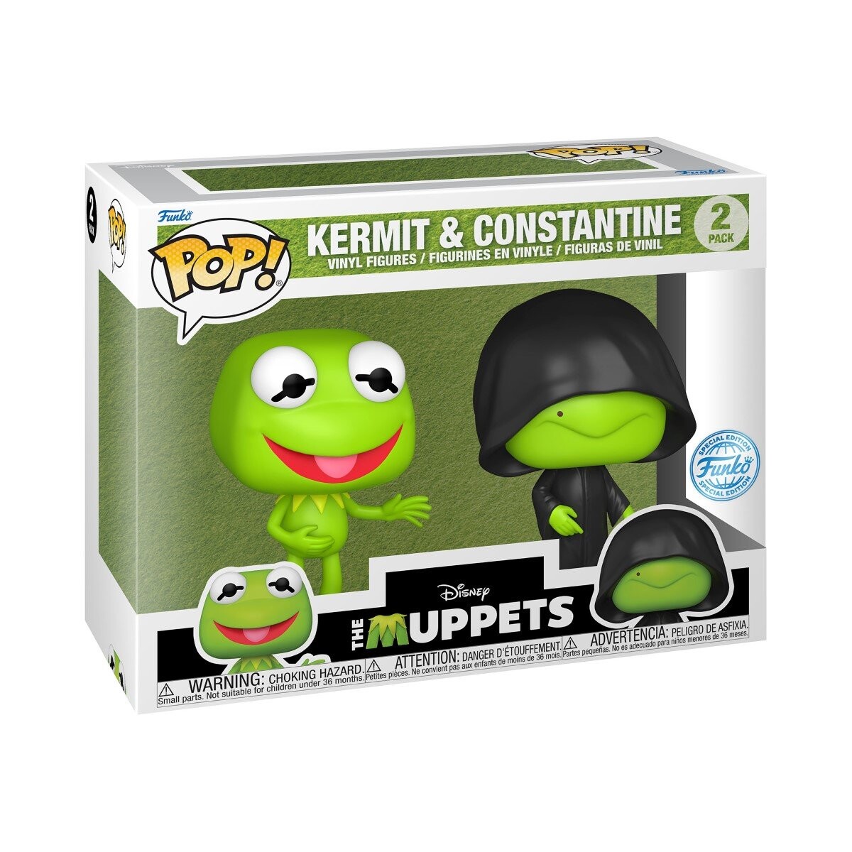 

Funko POP! Disney, коллекционная фигурка, куклы Кермит и Константин, 2 упаковки