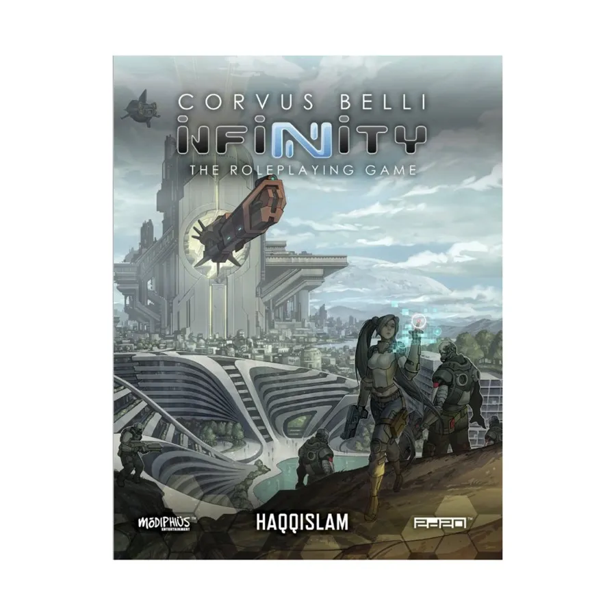 

Haqqislam, Infinity RPG (Modiphius Entertainment), мягкая обложка