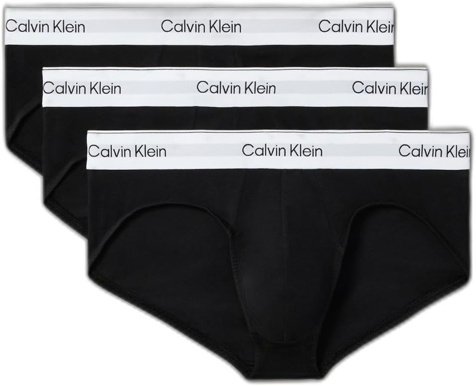 

Комплект из 3 трусов-брифов Calvin Klein Men's Icon из эластичного хлопка, 3 Black