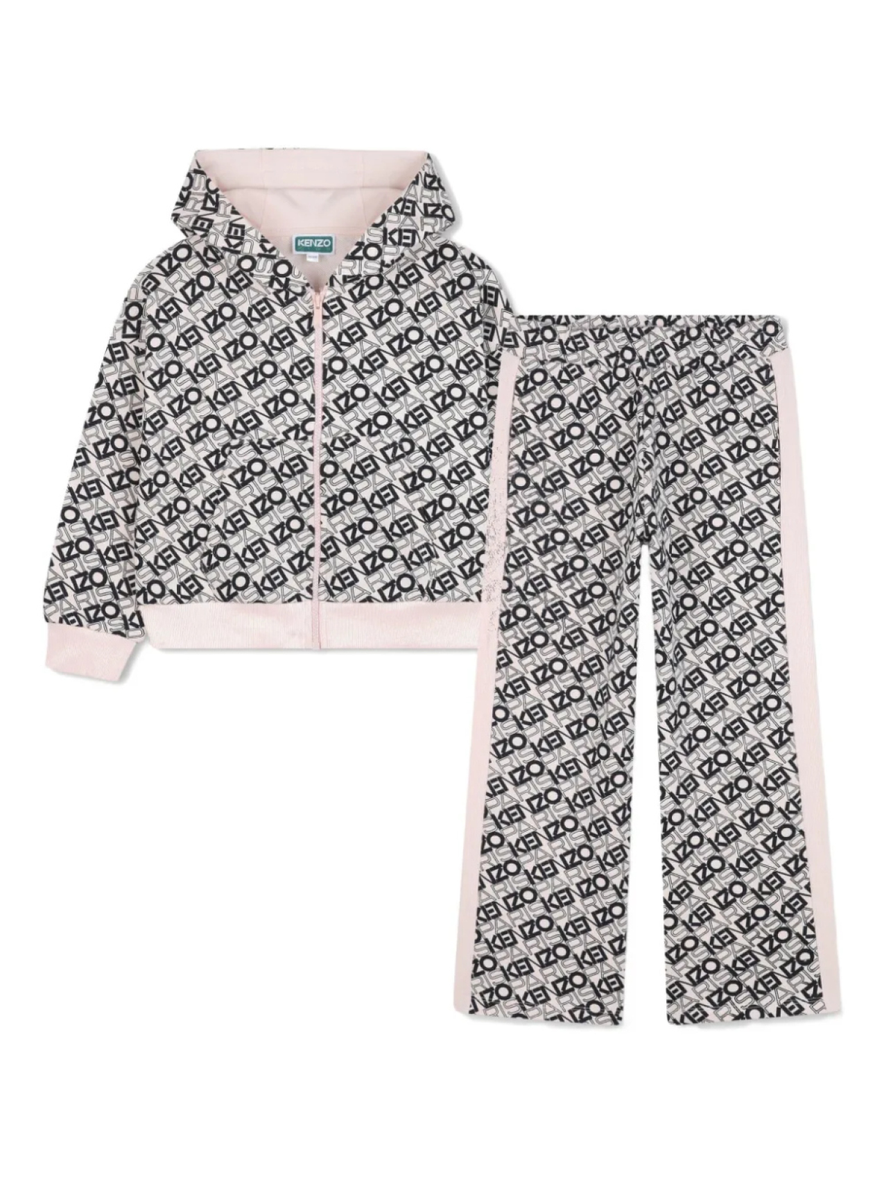 

Kenzo Kids спортивный костюм с логотипом, розовый