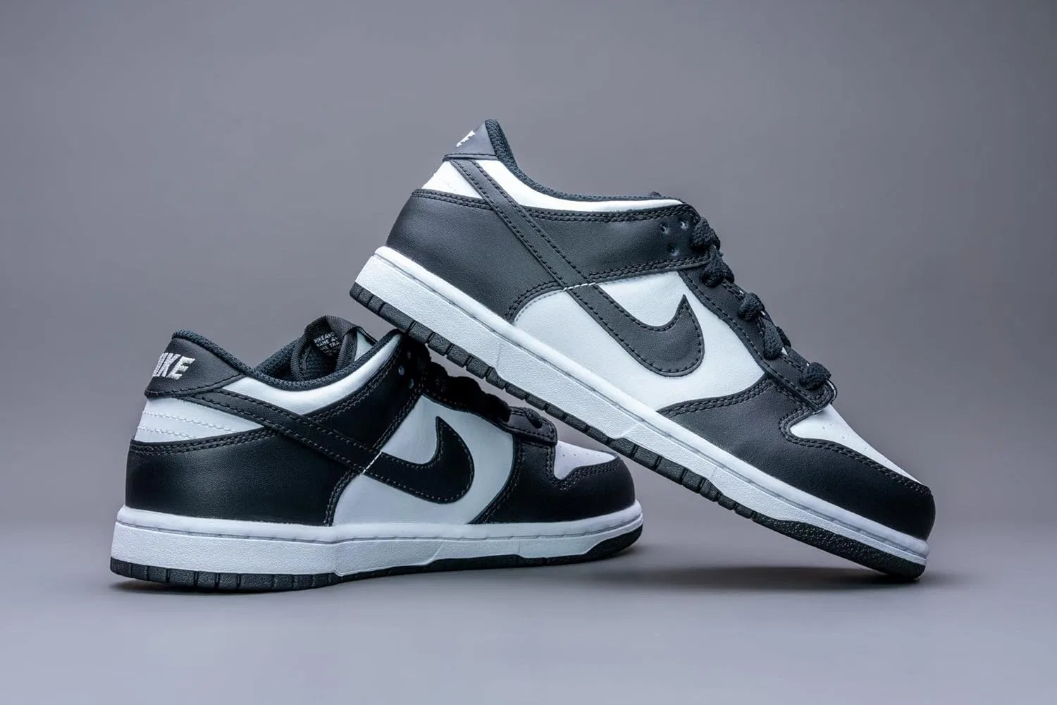 Детские кроссовки Nike Dunk Low, White Black White — фото 3