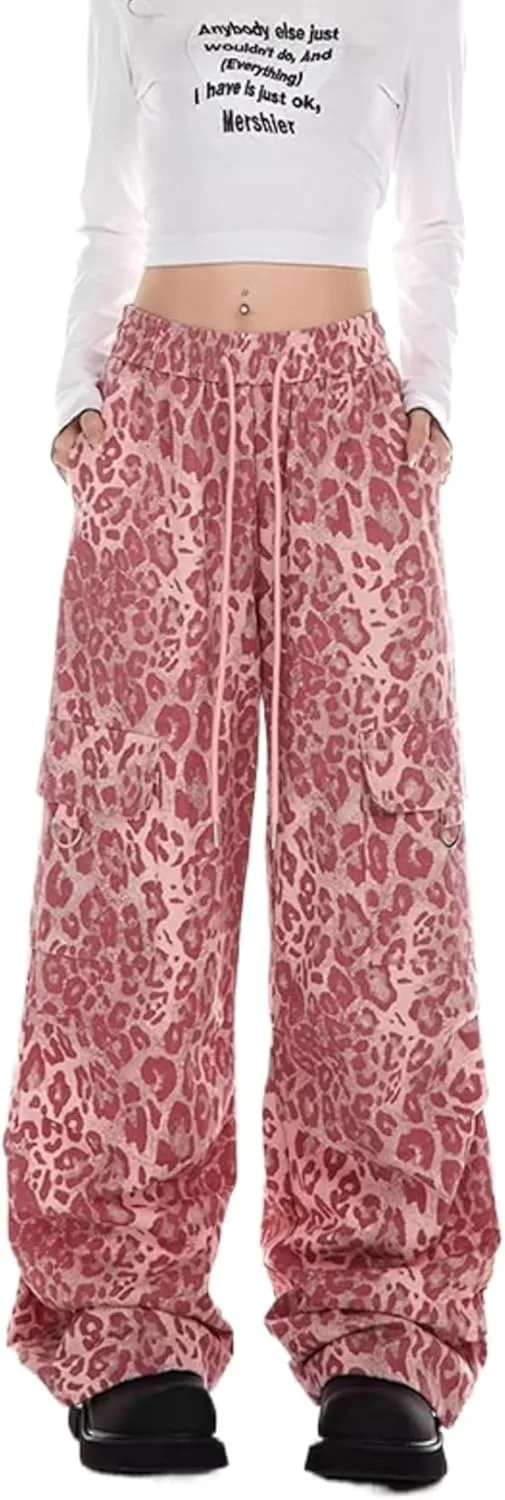 

Багги камуфляжные штаны с принтом леопарда VCM