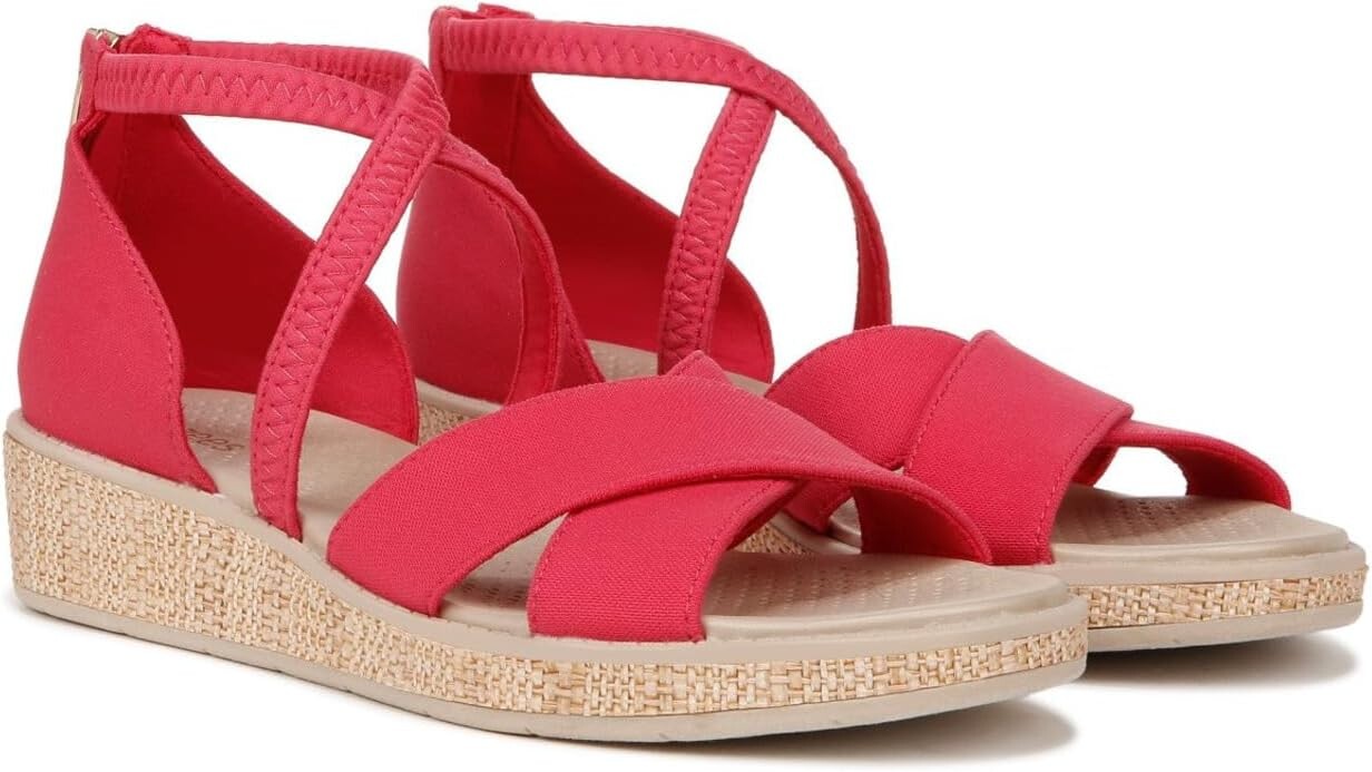 

Сандалии Bzees Bali Sand Strappy Wedge Sandals, цвет Magenta Pink
