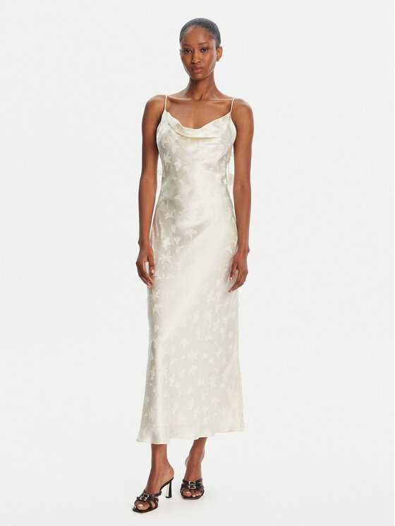 

Коктейльное платье slim fit 113958858 Rotate, экрю