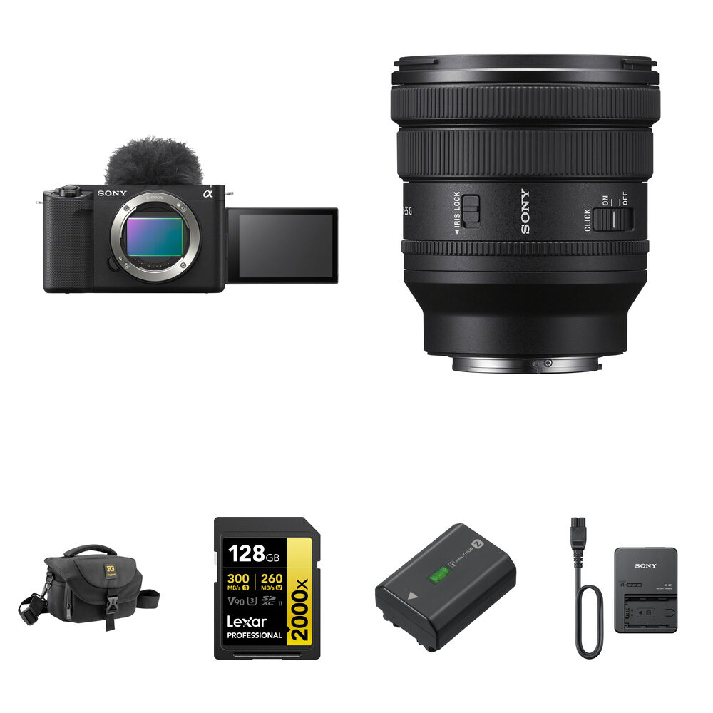 

Беззеркальная камера Sony ZV-E1 Mirrorless Camera with 16-35mm f/4 Lens and