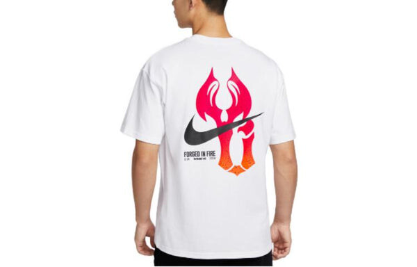Футболка Nike x Yi Jianlian T-Shirt 'White', белый — фото 2