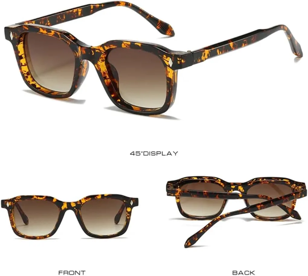 

Солнцезащитные очки с защитой UV400 | Прозрачные с градиентным покрытием | Для женщин и мужчин, для занятий спортом на открытом воздухе и вождения DSVIGF, Leopard Tea