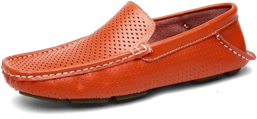 Мокасины кожаные Loafers Orange SayfuR — фото 2