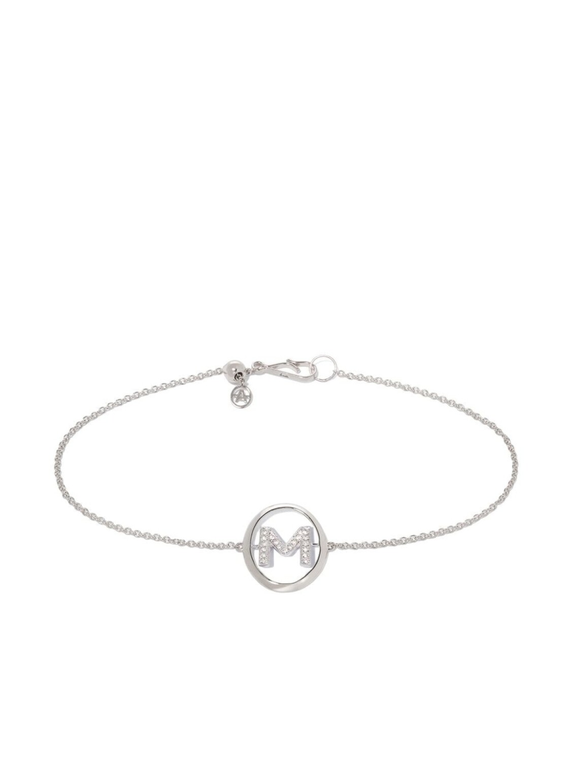 

Браслет с инициалом M Annoushka, серебряный